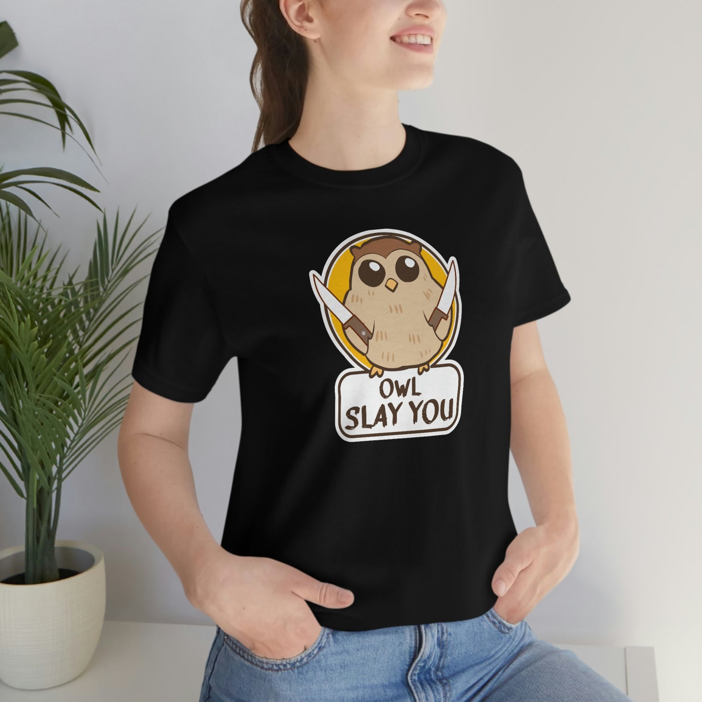 BAD Critter Owl Slay You Unisex T-Shirt