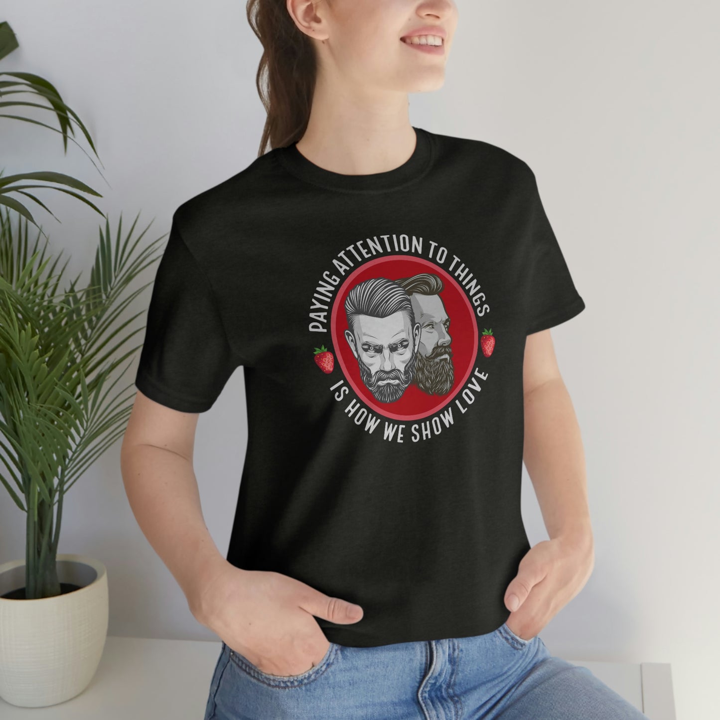 Bill and Frank Paying Attention Red TLOU Unisex T-Shirt