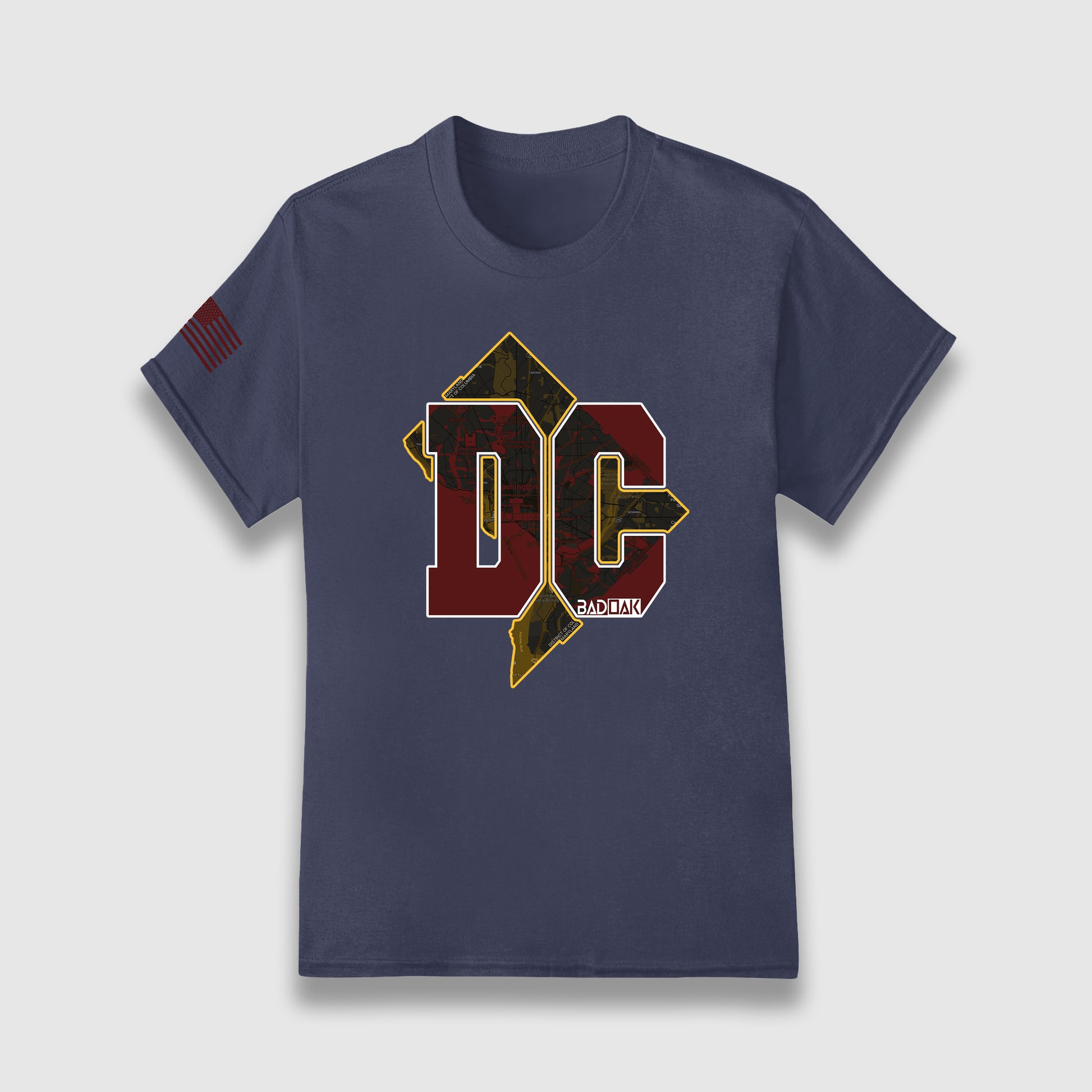 DC (Washington, D.C. - US Capital) Unisex T-Shirt - BAD OAK