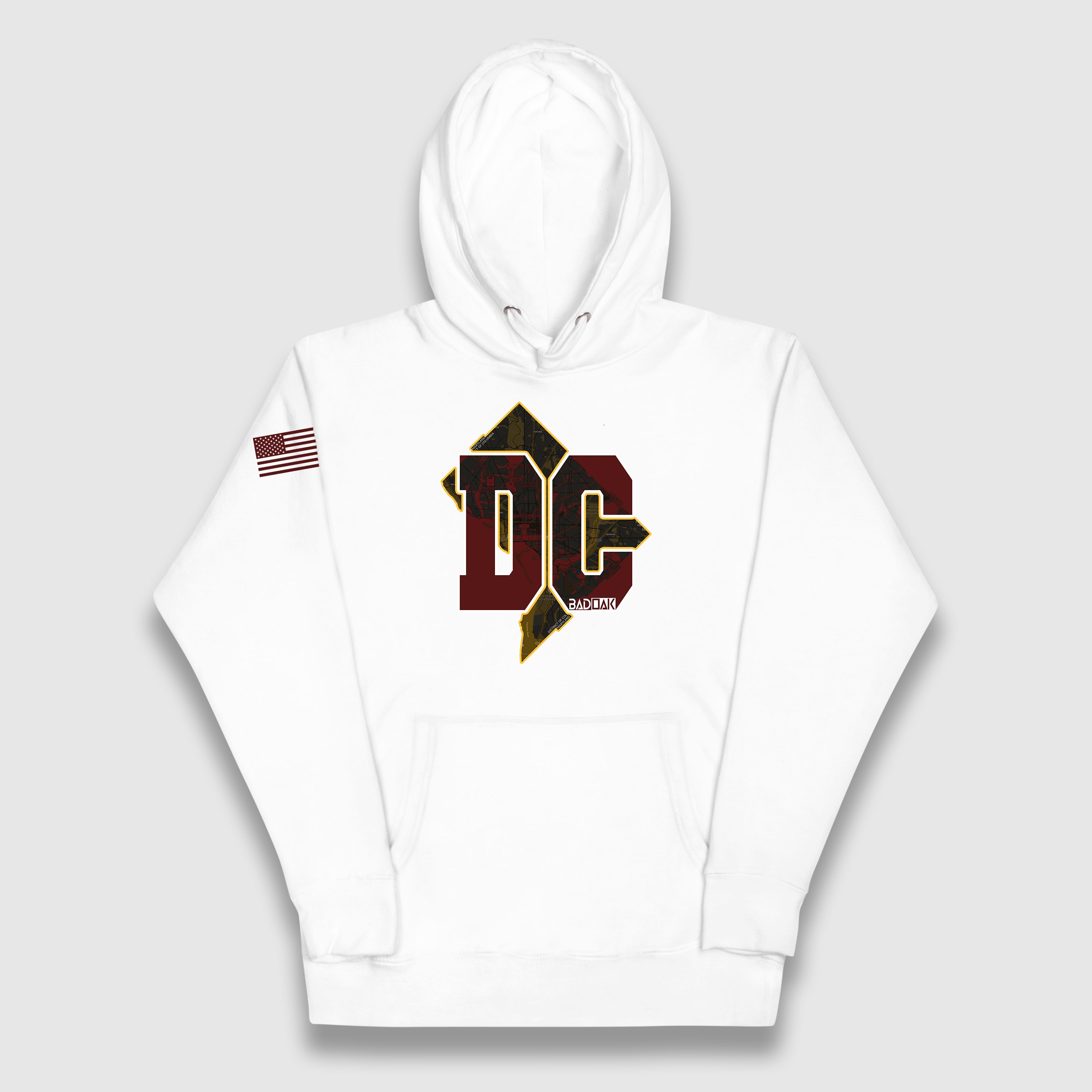 DC (Washington, D.C. - US Capital) Unisex Slim Fit Hoodie – BAD OAK