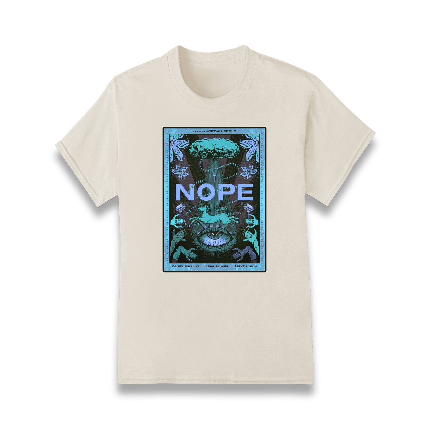 NOPE Movie Blue Unisex T-Shirt - BAD OAK