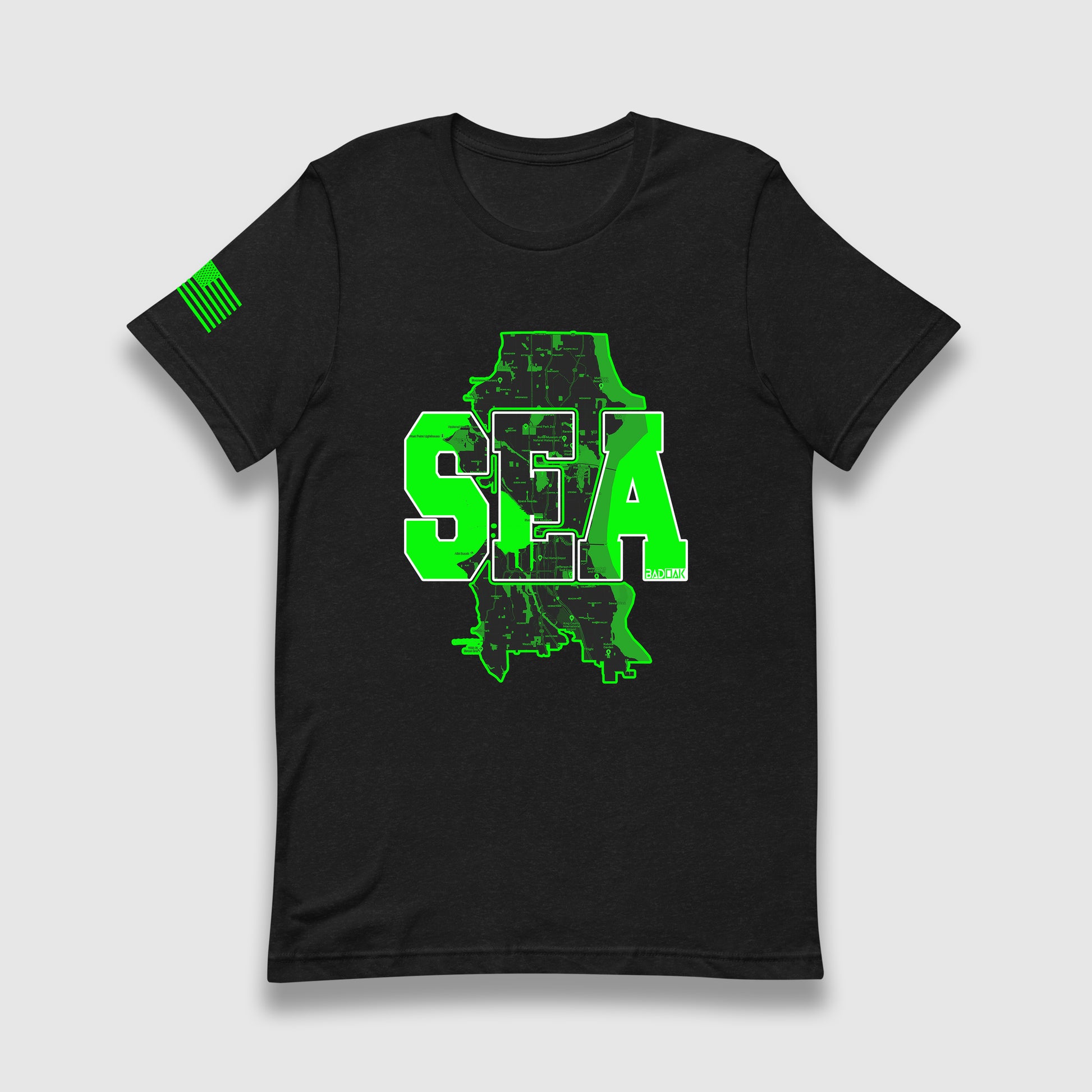 SEA (Seattle) Unisex T-Shirt - BAD OAK