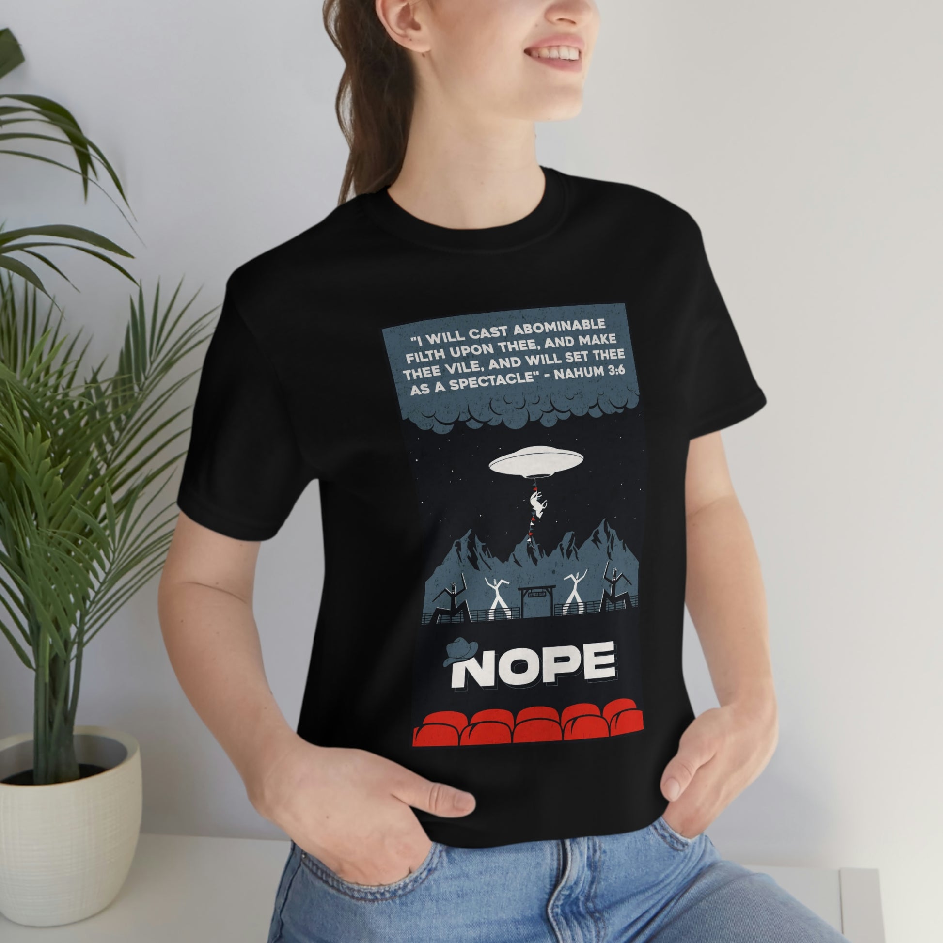 NOPE Movie A Spectacle Unisex T-Shirt - BAD OAK