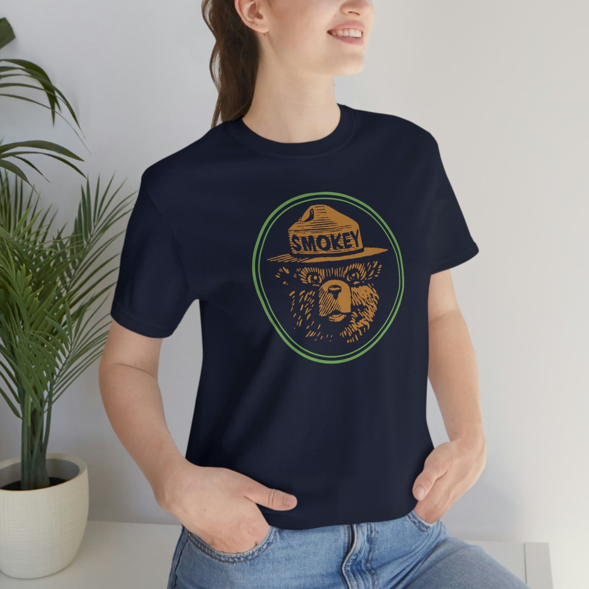 Classic Smokey Bear Solo Unisex T-Shirt - BAD OAK
