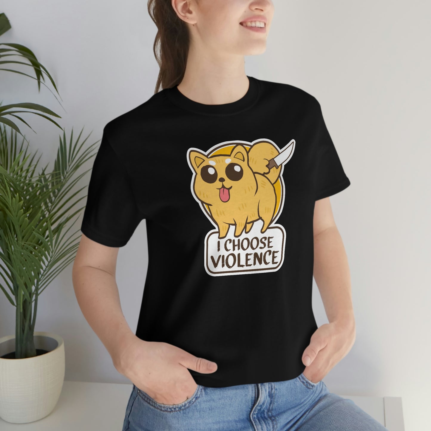 BAD Critter I Choose Violence Unisex T-Shirt